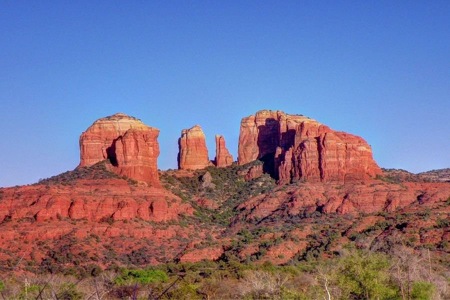 Red rock formations at Sedona