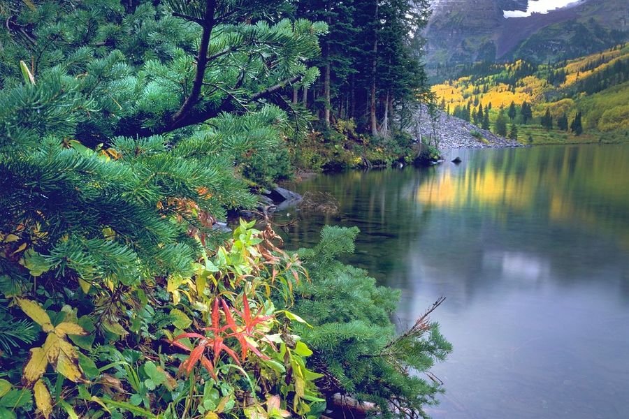 The Maroon Bells in Colorado