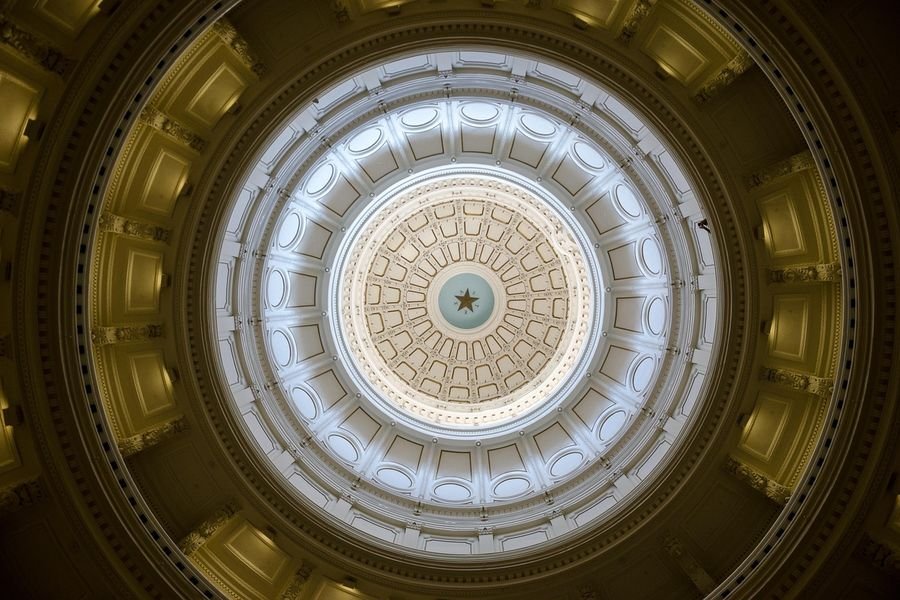 The rotunda of the Texas State Capitol